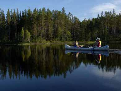 Canoe Tours on Svartälven