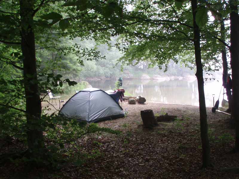 Camping on Lake Ivo