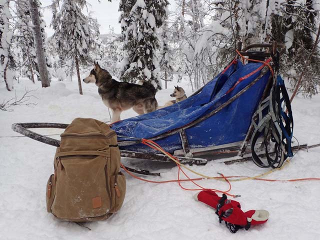 Bagail Retro Camping backpack.