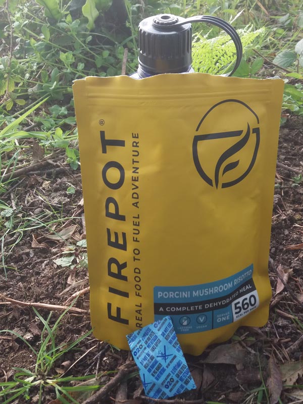 Review of Firepot dehydrated meals for outdoor adventures. Photo: Nature Travels.