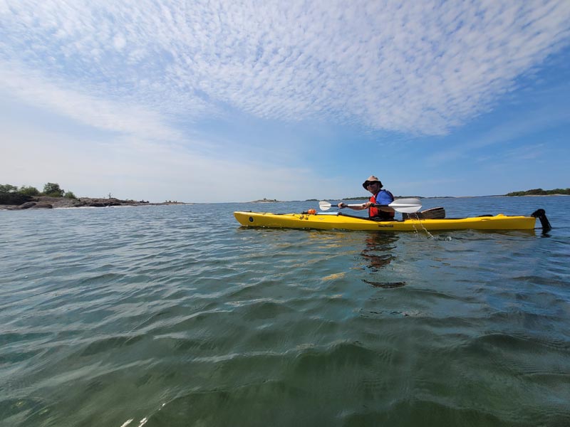 Self-guided Sea Kayaking in the Stockholm Archipelago. Photo: Nature Travels.