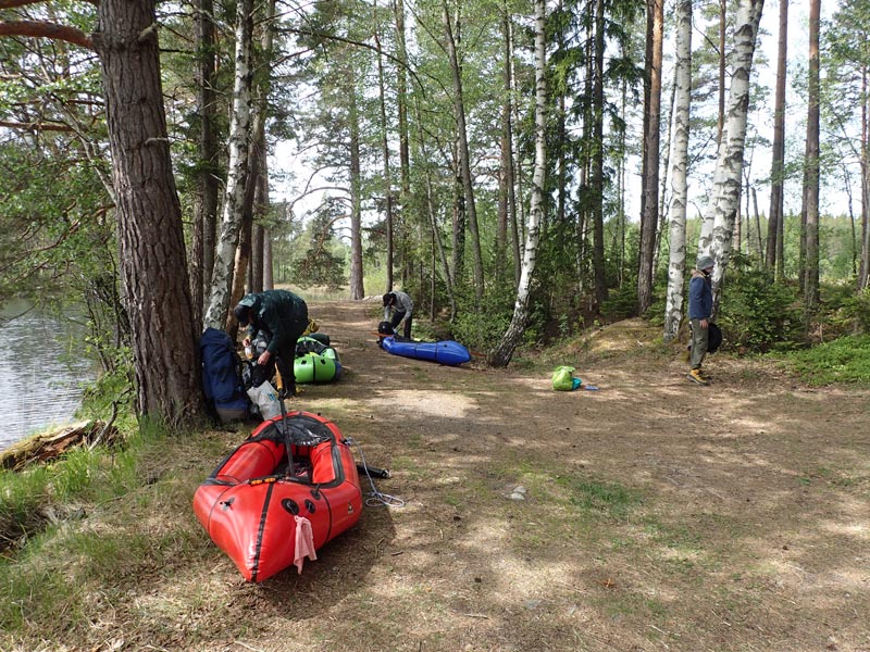 Packrafting in Tiveden - Powered by Firepot. Photo: Nature Travels.