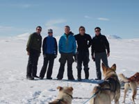 Private Tours for Dog Sledding, Ski Touring and Ice Skating. Photo: Ryan Pape.
