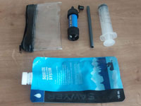 Review of Sawyer Mini Water Filter. Photo: Nature Travels.