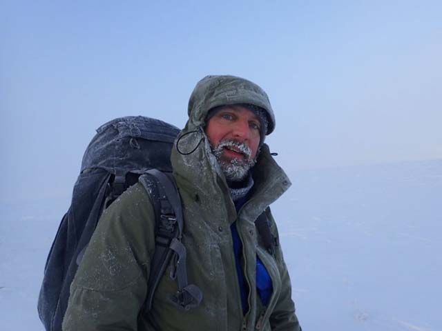 Remko in best “arctic explorer” pose.