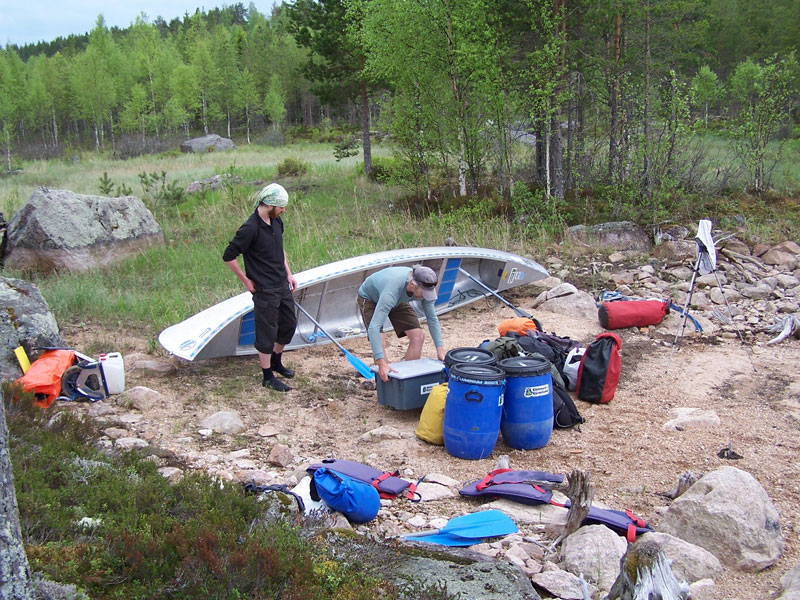 Canoeing in Bergslagen - Four Go Wild In The Woods. Photo: Bob Nature Travels.