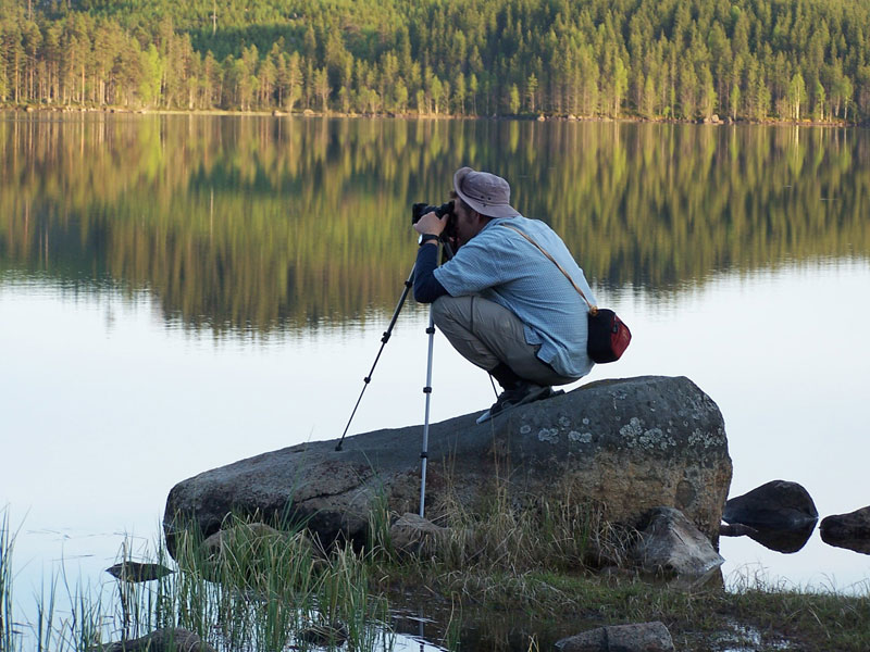 Pretending to take a photo is a great way of getting out of doing the chores. Photo: Bob Nature Travels.