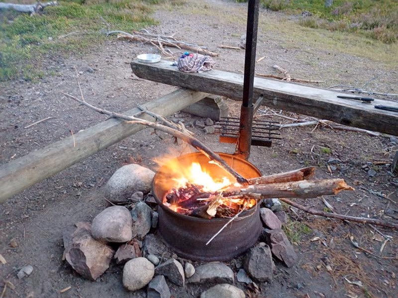 Canoeing and Wild Camping on the Svartälven River in Sweden. Photo: Ivan Roulson