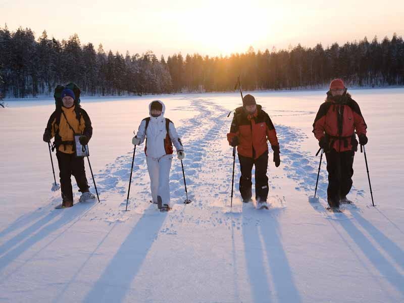 Snowshoeing in Hossa National Park, Finland Nature Travels