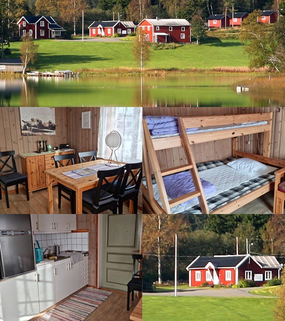 Cabin accommodation at the hiking centre