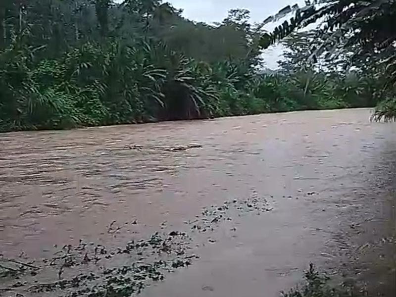 Severe flooding in Bosque de las Madres, Costa Rica
