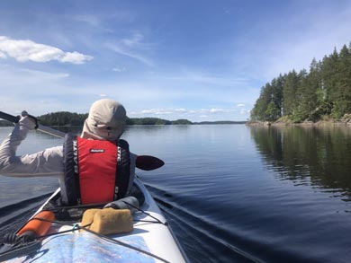 Self-guided Sea Kayaking - Inland. Photo: Tim Robinson
