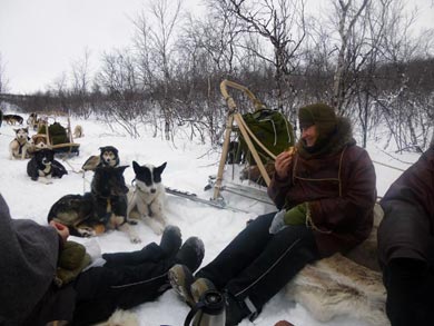 Stopping for lunch during the tour | Photo: Patricia Brown