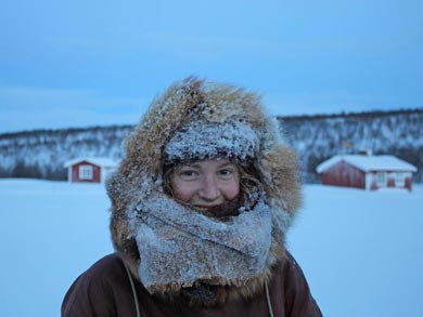 The traditional warm winter clothing used for the tour | Photo: Emma Vanhecke