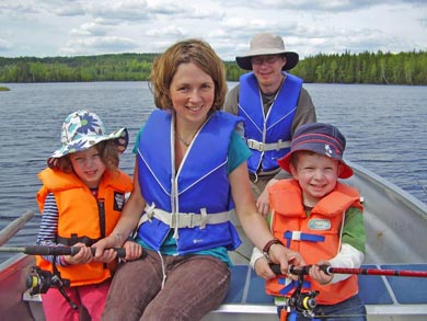 Fishing using the rowing boat included | Photo: Laura Stacey