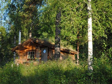 Sauna at the cabins | Photo: FG