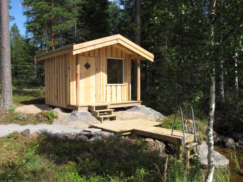 Sauna at the Lakeside Cabin Retreat