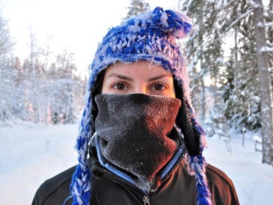 Dressed for winter! | Photo: Caroline Bennett