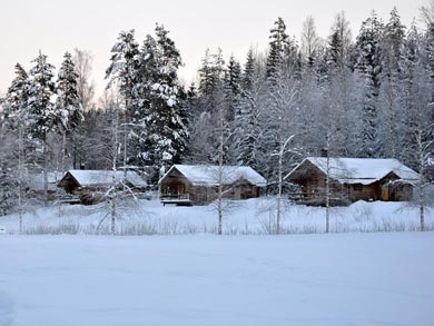 The three cabins | Photo: Caroline Bennett