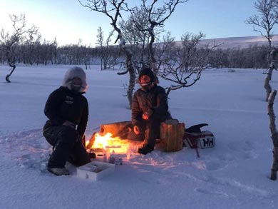 Stopping for lunch on the trail | Photo: GH