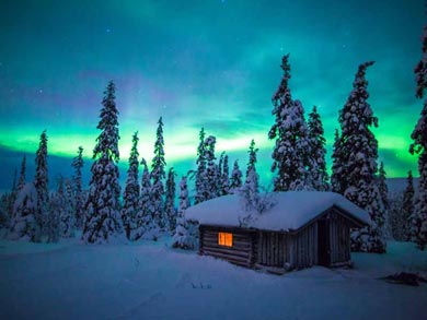 Hut to Hut Aurora Husky Safari in Lapland | Photo: HHS