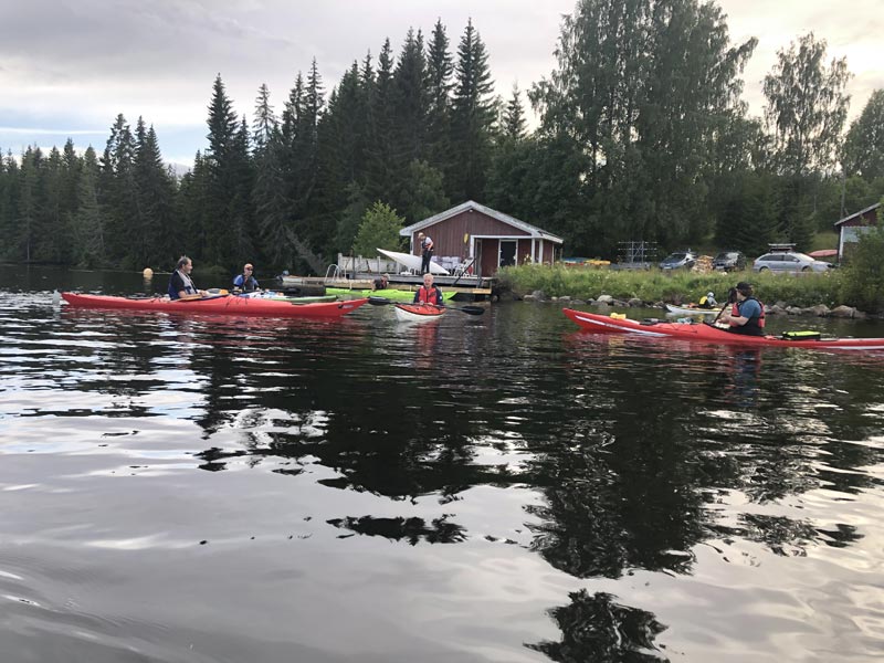 Self-guided Kayaking on the Ångerman River