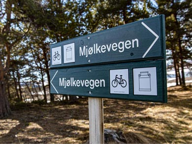 The Milk Route is clearly signposted and easy to follow | Photo: JT