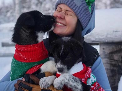Wilderness Lodge and Husky Sledding in Swedish Lapland | Photo: KST