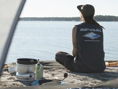 There's nothing like the freedom of kayaking and wild campingo | Photo: KT