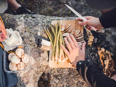 For Option 3 tours, a provisions package is available to add including recipe cards! | Photo: KT