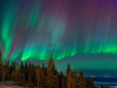 The area offers very good chances for Northern Lights | Photo: LND