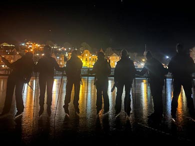 Skating in Stockholm city at night | Photo: Charlotte Gynn