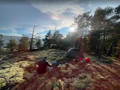 The islands of the Helsinki Archipelago offer wonderful opportunities for camping | Photo: Matthew HastingsV