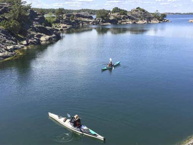Self-guided Sea Kayaking in St Anna and Gryt | Photo: C. Swanson