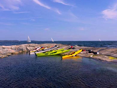 Self-guided Sea Kayaking in St Anna and Gryt | Photo: C. Swanson