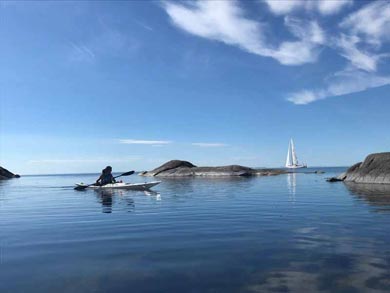 Self-guided Sea Kayaking in St Anna and Gryt | Photo: C. Swanson