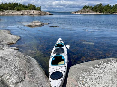 Self-guided Sea Kayaking in St Anna and Gryt | Photo: C. Swanson