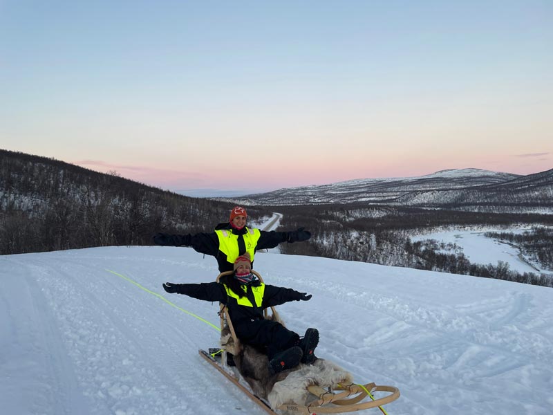 Dog sledding in Finnmark
