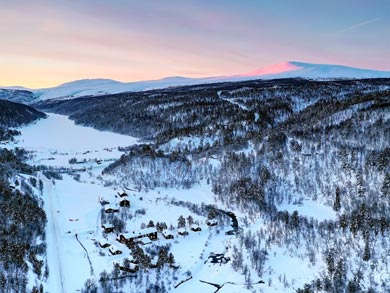 Aerial view of the Lodge | Photo: RRL
