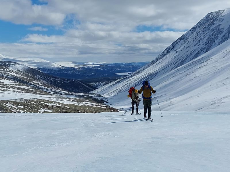 Ski terrain in Rondane