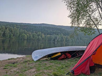Wild camping on the riverbank is a feature of the tour | Photo: Sarah Johnston