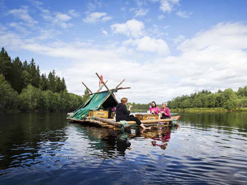 Timber Rafting with Added Comfort