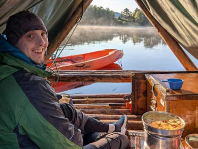 Timber Rafting on Klaräven | Photo: Sarah Johnston