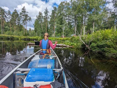 Canoe Tours on Svartälven | Photo: Ruth Petit