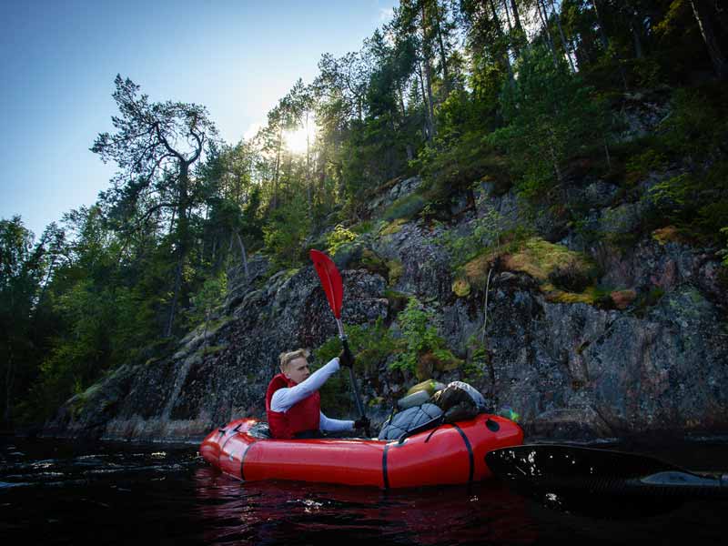 Discover Packrafting in Helvetinjärvi National Park