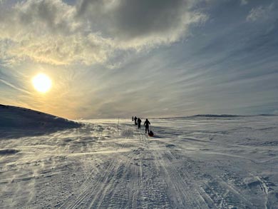 Backcountry Skiing and Northern Lights in Finnish Lapland (Halti) | Photo: Stuart Allan