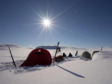 Backcountry Skiing and Northern Lights in Finnish Lapland (Halti) | Photo: J.Järvenkylä