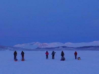 Backcountry Skiing and Northern Lights in Finnish Lapland (Halti) | Photo: Fabiana Casa