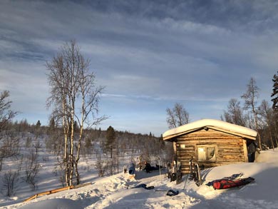 Backcountry Skiing and Northern Lights in Finnish Lapland (Lemmenjoki) | Photo: Mark Schofield