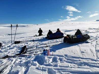 Backcountry Skiing and Winter Camping in Abisko | Photo: Clive Coffey